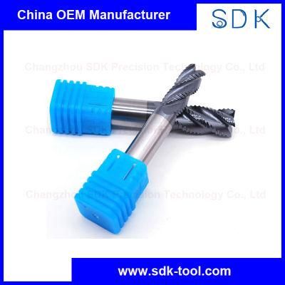 Tungsten Carbide Roughing End Mills for Steel Milling