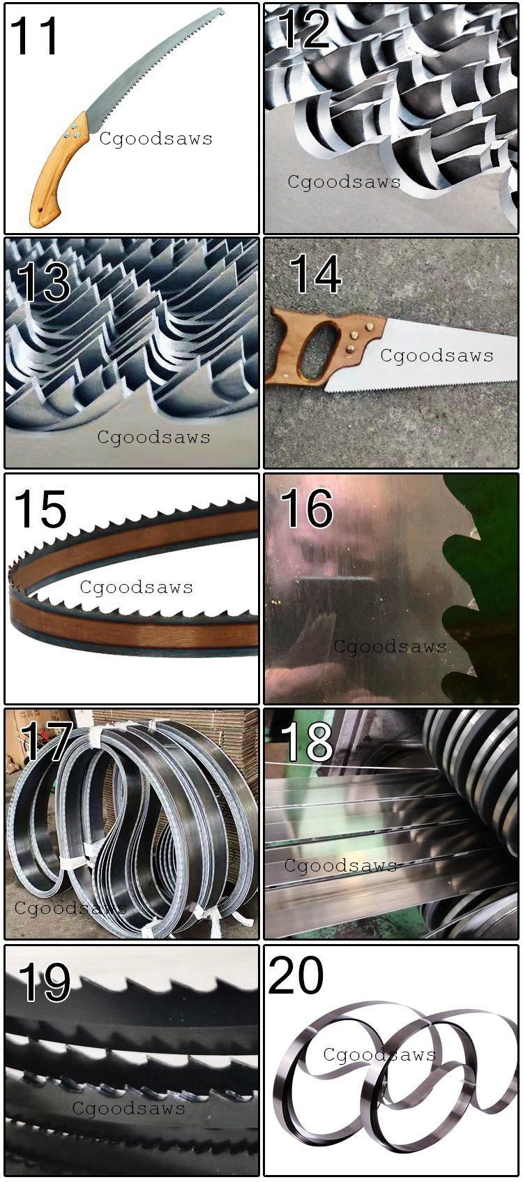 C75s Meat Bone Band Saw Blades Et Kesme Testereleri 0.56*16*1650mm, 4tpi