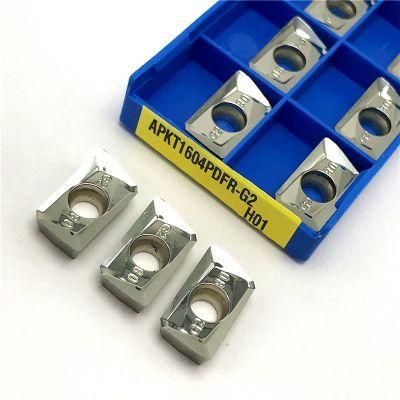 Apkt1604 Carbide Aluminum Insert for Cutting Tools CNC Machining Carbide Aluminum Tool