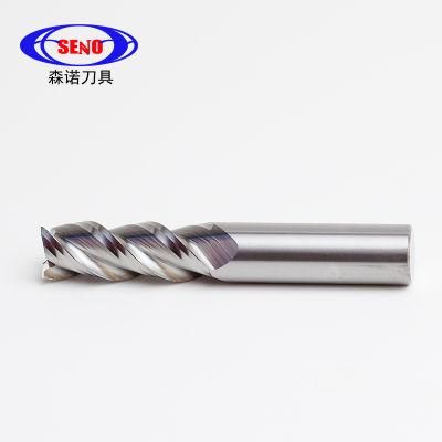 OEM Wholesale CNC Tools Manufacture Solid Tungsten Carbide Square Aluminum Milling Cutter 3flute