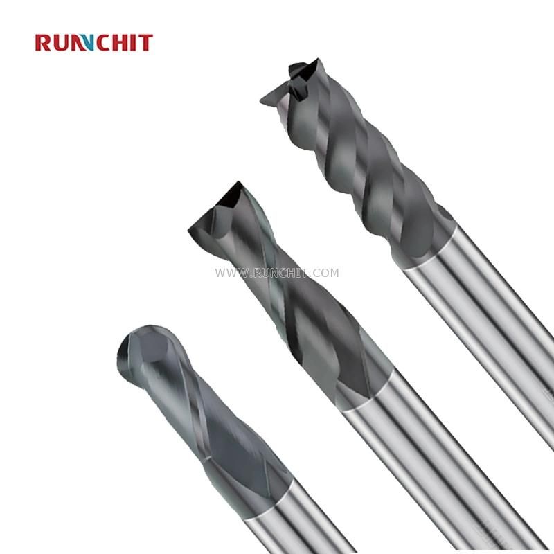 55HRC 2 Flutes Cemented Carbide Square End Mill with Coating for Mindustry Industry Materials High Die Industry (DBH0252A) 