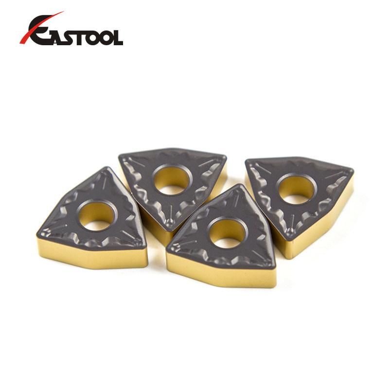 Durable Using Tungsten Carbide Inserts Indexable Turning Inserts on CNC Lathes Cutting Tools Wnmg080412-Am