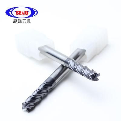 Factory Direct Sales Tungsten Carbide 4flutes HRC60 Corner Radius End Mill