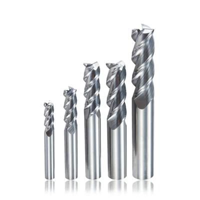 3 Flute Milling Cutter Square Carbide End Mills for Aluminum