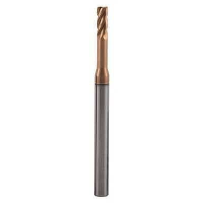 Seno D1.0 2.0 2.5mm HRC55 Solid Carbide Micro Diameter Long Neck Square End Mill 4 Flutes