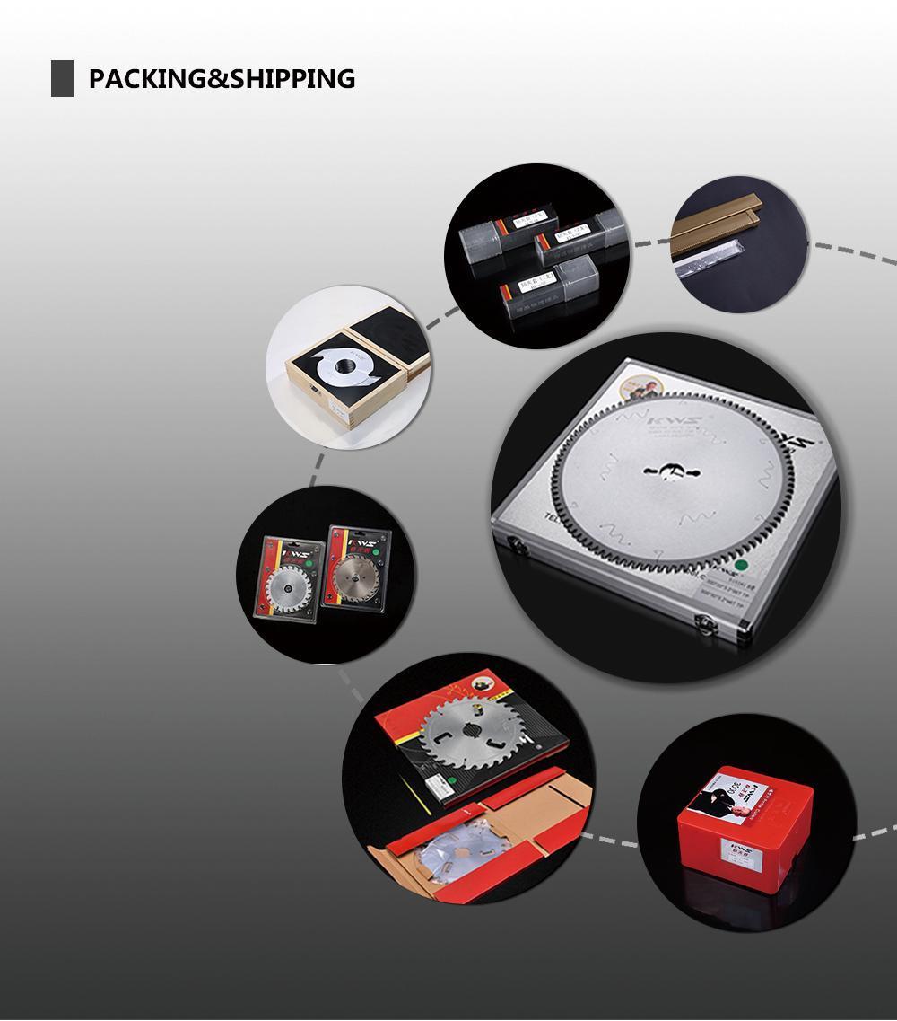 Industrial panel Dividing Diamond PCD Saw Blade on Kdt Nanxing Homag Scm Machine