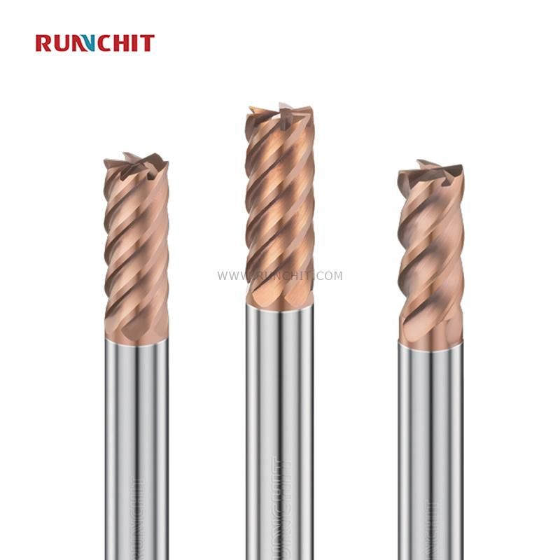 The Short Edge and Avoidance Design 70HRC 6 Flutes Solid Carbide Square End Mill for Mindustry Industry Materials High Die Industry (NRD0805)