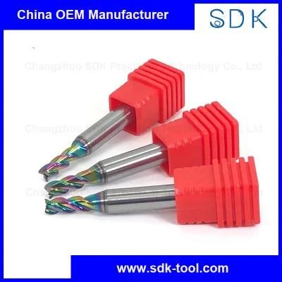 China Manufacture Tungsten Carbide End Mill with Dlc Coating for Aluminum