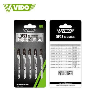 Vido HSS Hcs Jig Cutting Blades T-Handle T101ao Jig Saw Blade Wood Cutting