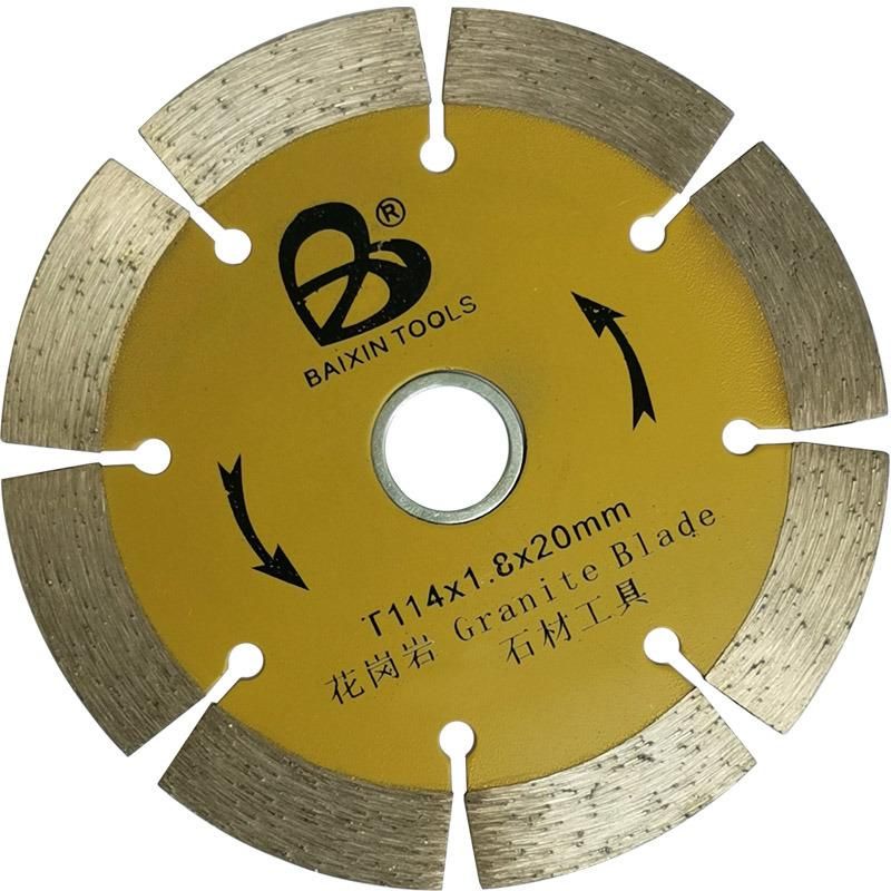 Diamond Saw Blade Used for Dry Slicing of Granite Stone