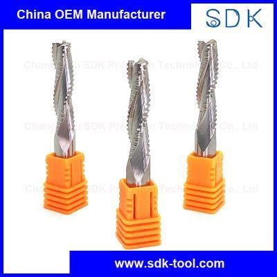 Reliable Quality Economic Cutting Tools Tungsten Upcut Carbide Roughing End Mills for Woodworking