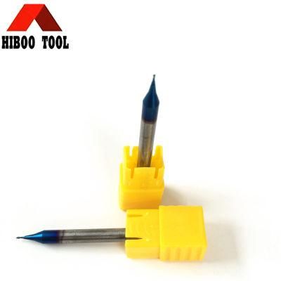 High Hardness HRC65 Blue Nano Coated Micro End Mill