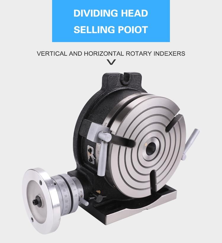 Tsl Rotating Table Horizontal and Vertical Rotary Table for Milling Machine