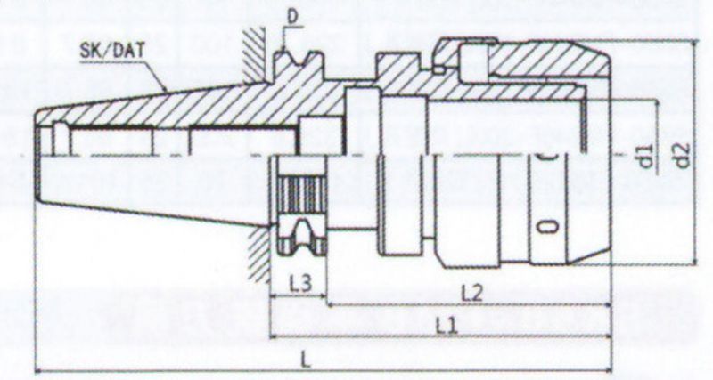 Bt/Nt/St/Jt/Sk/Dat/Cat CNC Tool Holder, Sk50-C Milling Arbor Hot Sells