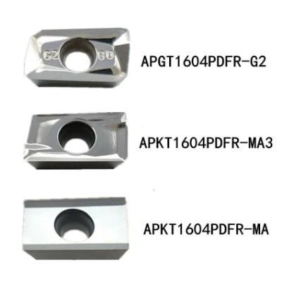 CNC Lathe Machine Cutting Tool Apgt1135 Tungsten Carbide Turning Insert for Aluminum Face Milling Inserts