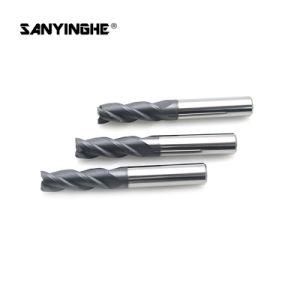 Milling Cutter 3 Flute Square CNC End Mill D8X60L HRC55 Carbide