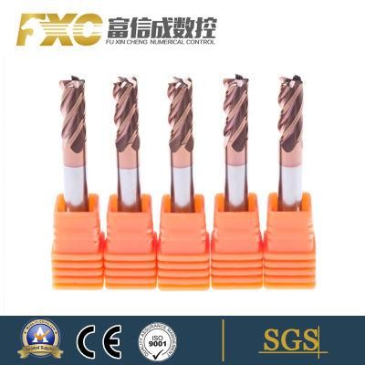 CNC HRC55 4 Flutes Solid Carbide Square End Mill Manufacturer Milling Cutting Tools