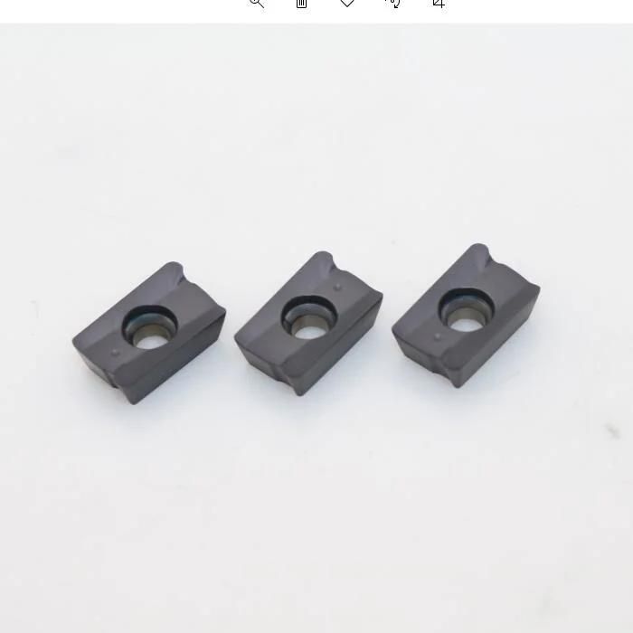 Durable Milling Inserts Aplx100308 with Black PVD Coating