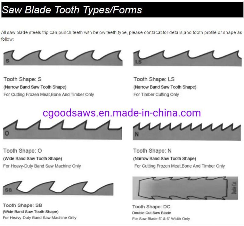 Wood Bandsaw Blade for Cutting Tools