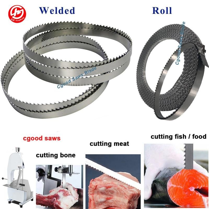 Carbon Steel Band Saw Blades 0.56*16 Meat Bone Cutting Bandsaw Blade