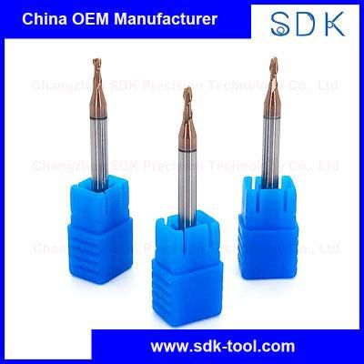 High Performance 2 Flute Solid Carbide Square End Mills for Steel