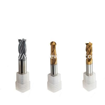 4 Flute Flattened Solid Carbide End Mills Customized Available