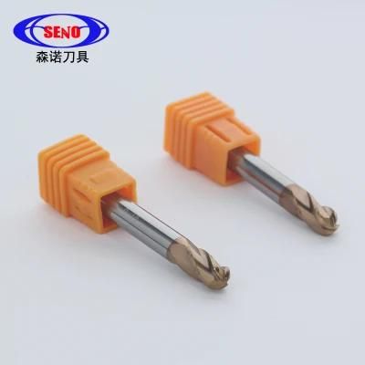 CNC HRC55 4f Ball Nose End Mill 4 Flutes Ballnose Spherical Router Bits for Hardened Steel