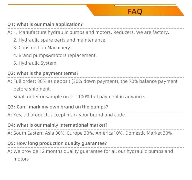 Tianshu Factory Direct Sale Chinese Manufacture Kawasaki Staffa Hydraulic Pump Motor Hmc125 Customization for Handling Car/Deck Machinery/Mining Machinery