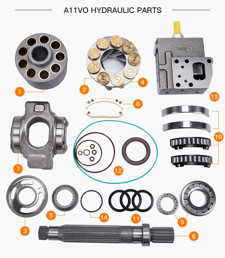 A11vo190 Hydraulic Pump Parts with Rexroth Spare Repair Kits