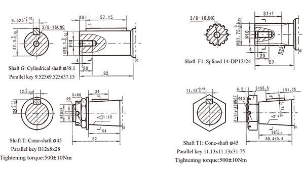 Skid Steer Attachments Omt 250 Hydraulic Motor