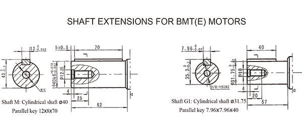 Heavy Equipment Parts Omt 200 Hydraulic Motor