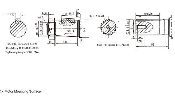 Hydraulic Water Well Equipment Omt Hydraulic Motor