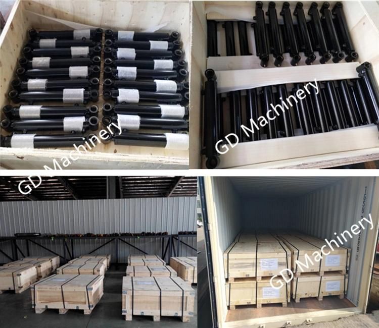 Nitriding Piston Rod Asae Welded Clevis Hydraulic Cylinder