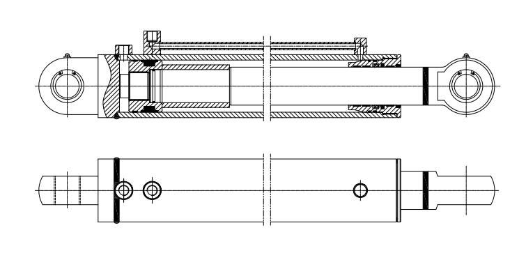 Telescopic Hydraulic Cylinder Used in Coal Mine and Construction Machinery