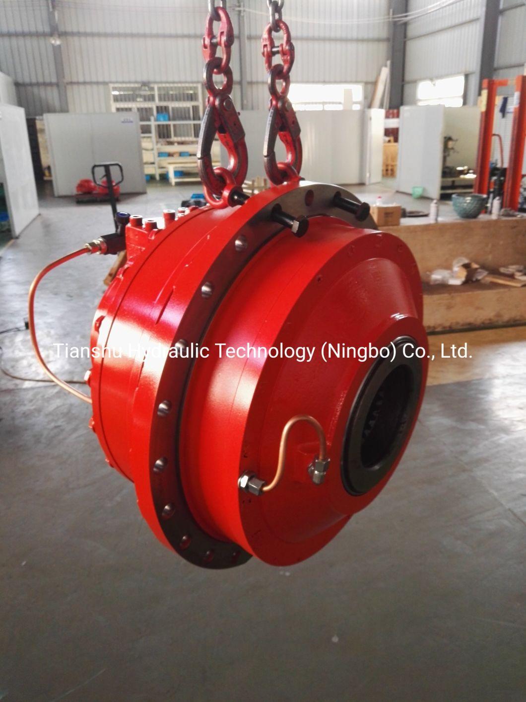 Factory Sale Low Speed High Torque Hagglunds Hydraulic Motor with Hydraulic Valve and Reducer for Ship Winch and Anchor Motor.