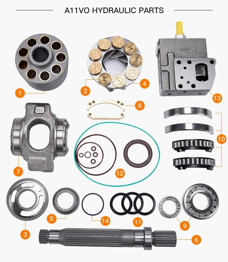 A11vo210 Hydraulic Pump Parts with Rexroth Spare Repair Kits