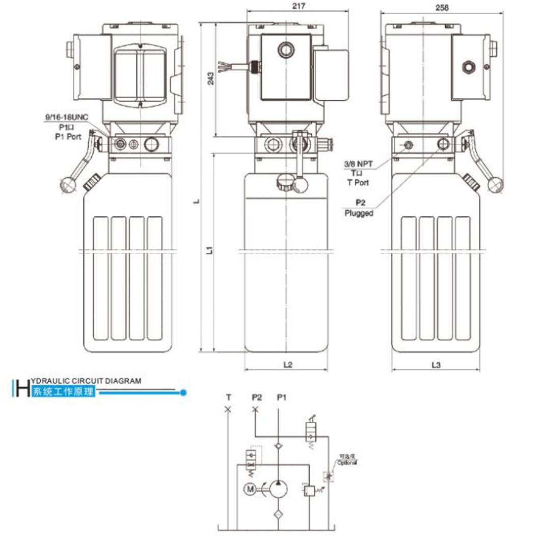 China 220V/380V Small Hydraulic Power Unit for Car Lift