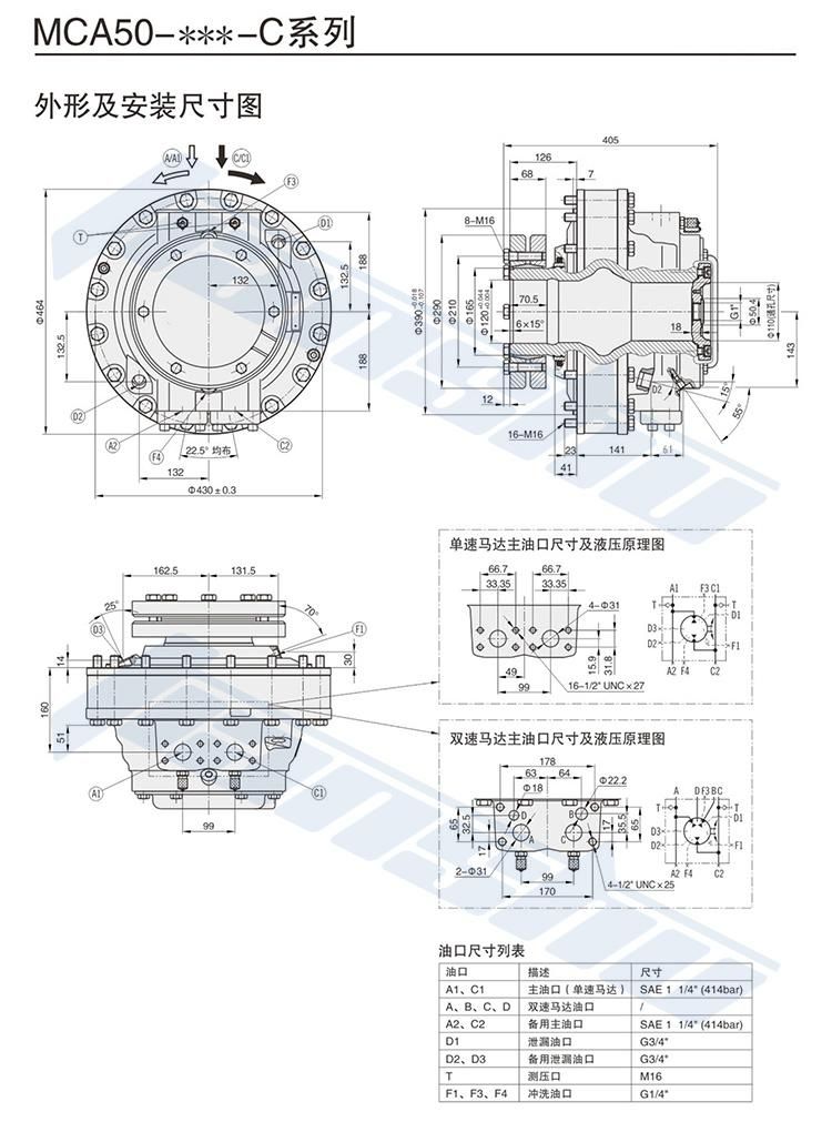 Factory Direct Sale Poclain Hydraulic Pump Motor Ms18-T