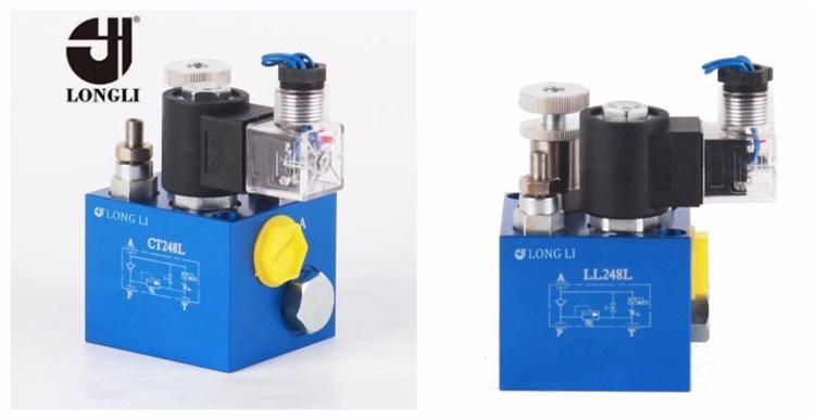 LL248 Customize Hydraulic Aluminum Manifold Block valves