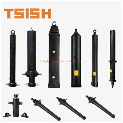 Multi Stage Telescopic Hydraulic Cylinder for Heavy Trucks Tipper Trailer Dump