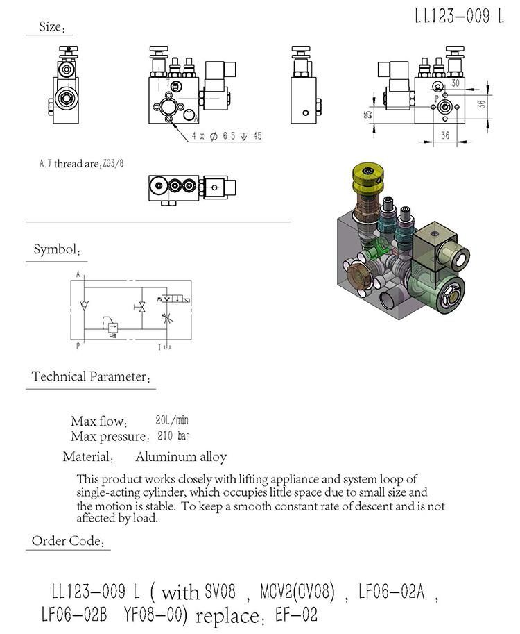 Customize Hydraulic Aluminum Manifold Block