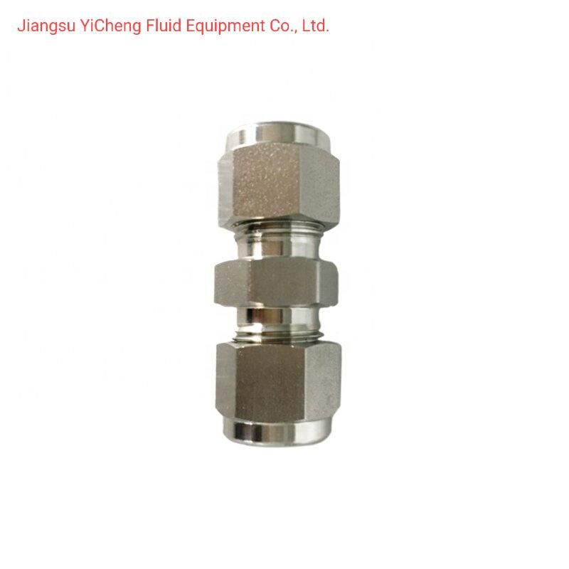 316 Stainless Steel Male 1/4 Straight Hydraulic Tube Fittings for Gas