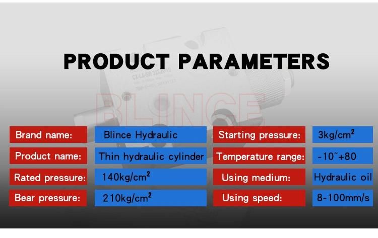 Cx-SD, Cx-La, Cxr-SD, Cxr-La Thin Hydraulic Cylinder