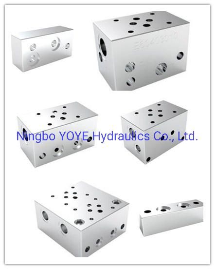 Hydraulic Aluminum Subplate Manifold for Vertical and Horizontal Mounting