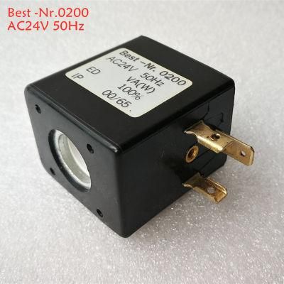 Valve Coil Best -Nr. 0200 AC24V100%ED IP65 ID. Nr. 3036 24V-1.6W