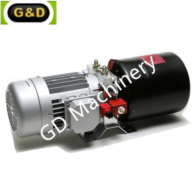 DC Hydraulic Power Unit for Scissor Lift Tables Metal Tank Check Valve Fluid Power Pack