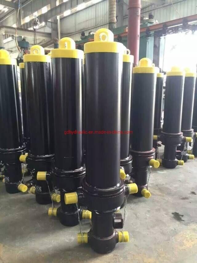 Multistage Hydraulic Cylinder Welded Hydraulic Cylinder for Dump Truck and Trailer