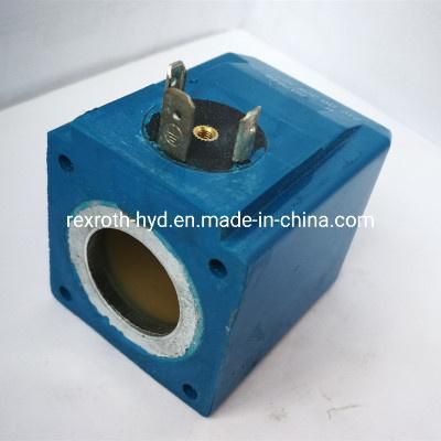 Solenoid Valve Coil Hydraulic Valve Coil H507848 24VDC 30W Pump Truck Crane Towing Pump Trinity Crane Blue