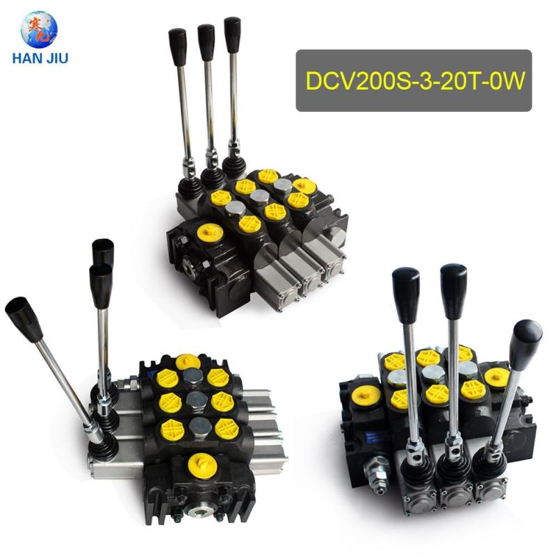 Excavator Solenoid Operated Hydraulic Directional Valve