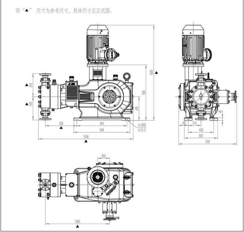 Hydraulic Diaphragm Dosing Pump Metering Pump Hydraulic Pump Parts